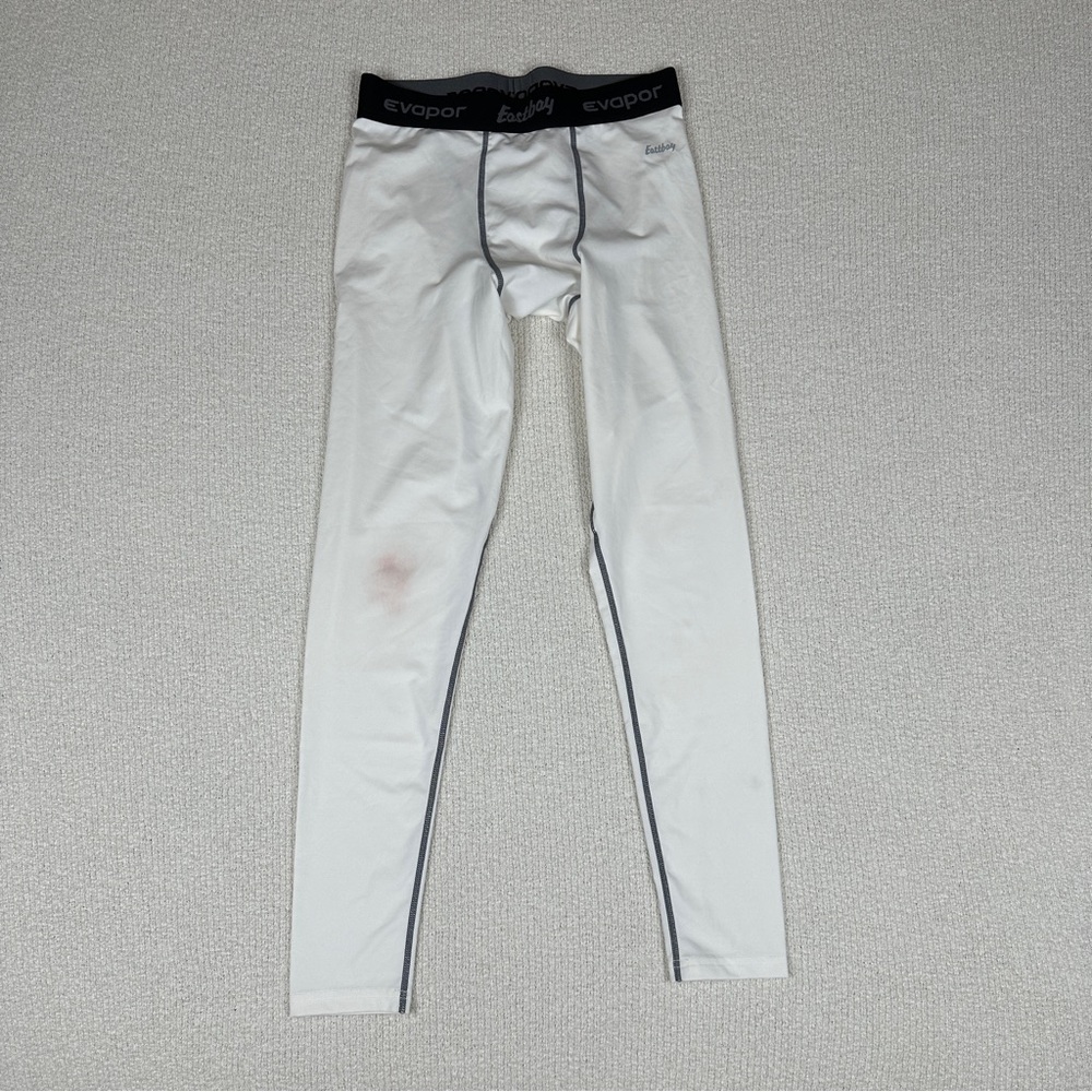 Eastbay White Evapor Compression Pants Long Leggings